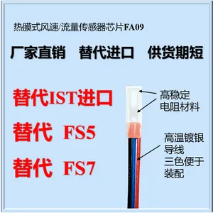 热膜式风速传感器芯片SXBW FA09,对标 ist fs5 fs7,热式流量, 探头