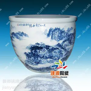 供应养金鱼陶瓷缸,陶瓷鱼缸价格,景德镇陶瓷大缸厂家