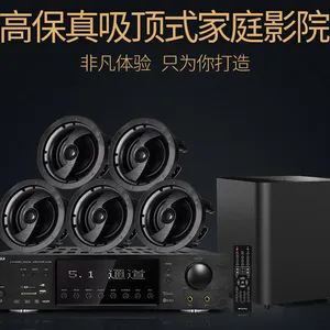山水（SANSUI）T2 -80吸顶音响喇叭 6.5寸同轴天花喇叭