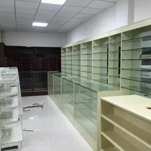 成都药房货架货柜,药店货柜货架厂家,药品展柜展示柜货柜货架定制
