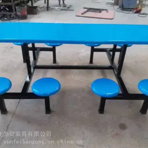 云南昆明食堂餐桌椅 学校餐桌椅厂家直销 员工食堂餐桌现货直供