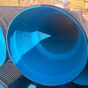 dn400 HDPE˫�ڲ��ƹܳ��� ����ˮ�������ܵ� �������� �����ȫ
