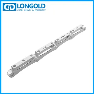 LONGOLD 冰淇淋雪糕自动灌装机用链条 不锈钢材质