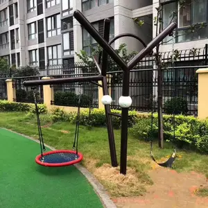 重庆户外金属秋千厂家支持来图定制