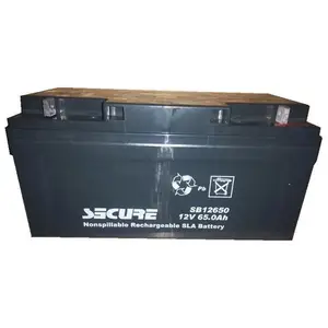 SECURE安全蓄电池SB12650??12V65AH直流屏配电柜后备储能免维护