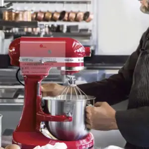 ������˳KitchenAid 5KPM5CWH 4.8L����ʽ��ʦ�� ţ�̰�ɫ ������