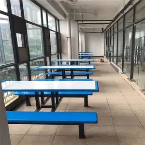 昆明食堂餐桌厂家 玻璃钢餐桌 不锈钢餐桌 学生食堂餐桌生产