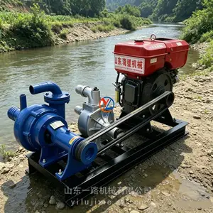 柴油拖车式抽沙泵 3寸4寸6寸口径泥沙泵 河道清淤大流量污水泵