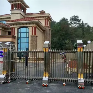 咸宁平移门制造 庭院门定制 电动门报价图片