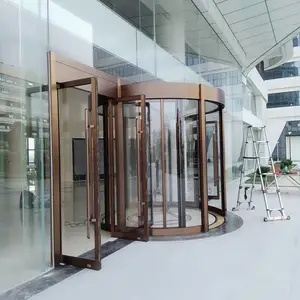 多玛松下全国销售商场迎宾两翼三翼自动旋转门安装酒店玻璃旋转门包安装