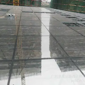 金字塔入口玻璃罩棚,三角锥四角锥形玻璃采光顶,中庭天井采光井