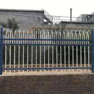 小区围墙锌钢护栏_金森临时围墙施工_批发仓库隔离网