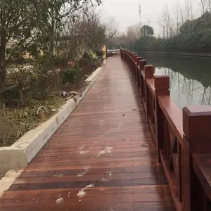 兰州防腐木护栏_木质栏杆制作-正山防腐木景观
