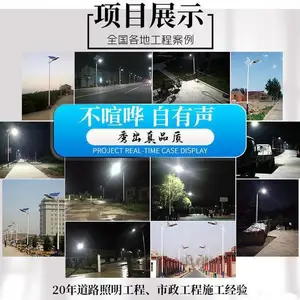 太阳能灯工程版带灯杆整套包邮含税四川4地区可提供安装