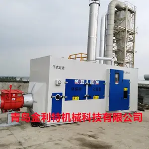 rco催化燃烧一体机 吸附脱附装置 喷漆车间环保废气处理设备