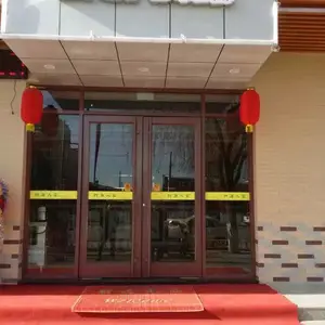 河源肯德基门批发 金玛龙铝合金肯德基 门造工精细 写字楼大门