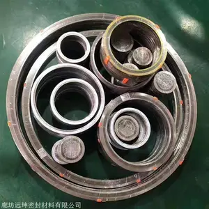 B型金属缠绕垫片 不锈钢石墨缠绕垫 316不锈钢缠绕垫非标定做
