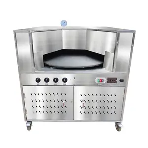 商用控温烤饼机器 全自动吊炉烧饼机 卧式烤牌烧饼机