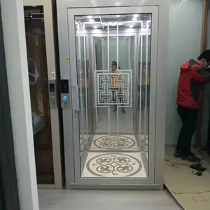 家庭三层小型别墅升降平台 导轨式简易载人电梯 室内升降机