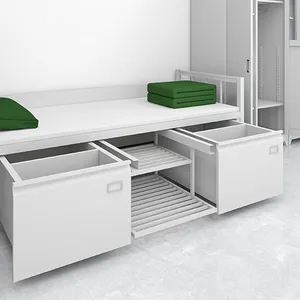 鑫瑞隆制式铁床 营具上下床 铁皮宿舍双层床 支持定制