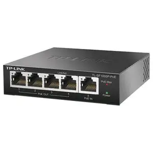 TP-LINK TL-SF1005P-PoE受电POE交换机5口百兆POE供电一体单口30W