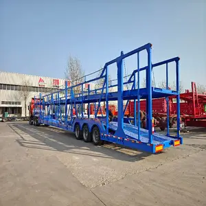 出口轿运车 24米10位车辆运输半挂车 喀什出口 出口定制 三桥半挂车