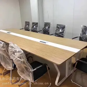 昆明会议桌钢架桌 会议长条桌培训桌云南云飞办公家具包送货安装