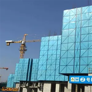 建筑冲孔安全网 新型爬架外部安全网 脚手架防护安全网