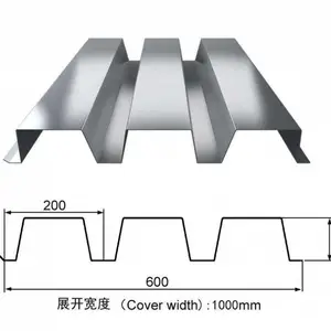 1.2mm厚600楼承板规格型号及参数, 108种楼承板规格型号外贸出口品质
