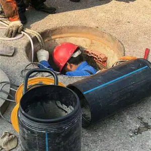 管道塌方非开挖修复,非开挖顶管拉管置换管道