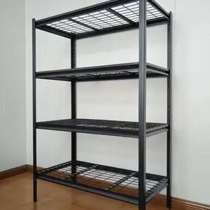 网片层板角钢货架多孔角钢货架仓储货架家用置物架仓库货架车库货架超市药店货架