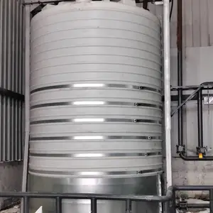 15吨乙酸钠储液罐 污水废液桶 PE加厚防腐贮罐 15立方搅拌加药水箱