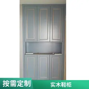 客厅实木鞋柜现代简约风格玄关柜带抽屉卧室门口收纳储物柜