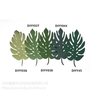 欧然DIY新款手工叶子壁纸素色家居背景墙3D立体客厅卧室个性森系