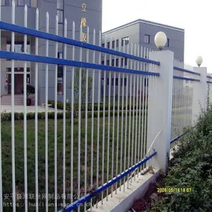 锌钢围墙栅栏 小区隔离网 铁艺护栏网