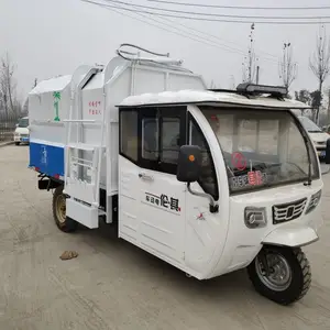 环卫驾驶式新能源垃圾车工厂工地自装卸挂桶垃圾车物业垃圾清运车