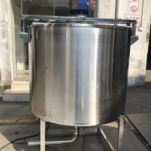 厂家直销 供应国禹不锈钢卫生/食品级单层搅拌罐 双向挂壁搅拌罐