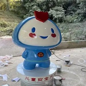 彩绘人物玻璃钢雕塑 厂家动漫卡通公仔 联尖玻璃钢卡通雕塑批发