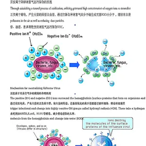 高能离子发生器 双极离子净化器 高能离子空气净化除臭杀菌设备