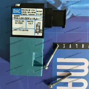 45A-LAC-DDAJ-1KE 带灯底座 美国MAC原装电磁阀 订货周期12周