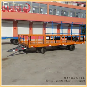 平板拖车定制 厂区运输用平板拖车 铜陵客户订购过跨拖车