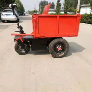 新悦小型混凝土砂浆运输车 养殖场拉粪拉料翻斗车 小型电动工程运料车