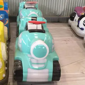 儿童游乐场玩具电瓶车厂家,新款双人发财象碰碰车,亲子发光车