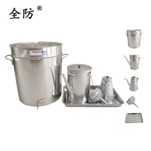 全防 不锈钢三级过滤 油桶 油壶 油漏斗套装