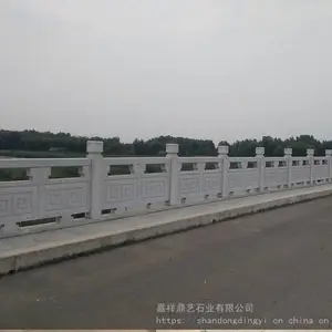 承接定制河道石栏杆 市政园林工程石头防护栏 提供安装