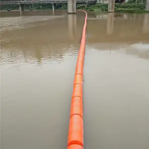 80公分河道水面拦污浮筒 水库流域漂浮污物隔离阻挡配套设施