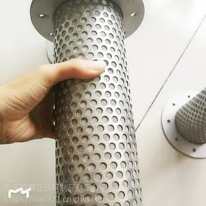 不锈钢过滤网筒_304圆形筒_带法兰盘过滤网筒厂家直销