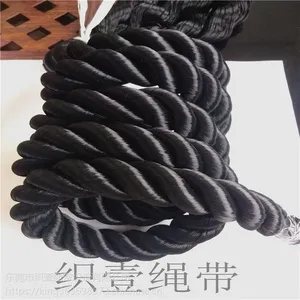 厂价直销黑色扭绳 三股尼龙绳船舶绳捆绑绳12mm大小可定做