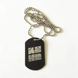 铝合金身份牌狗牌定制印刷椭圆挂牌识别牌深圳振华专业定做