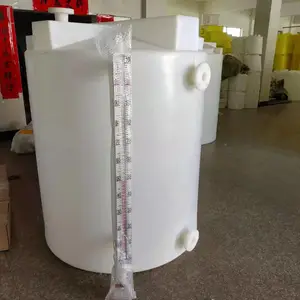 厂家批发6000LPAM搅拌桶 5立方浓缩液储罐 污泥搅拌罐 大口塑料桶价格